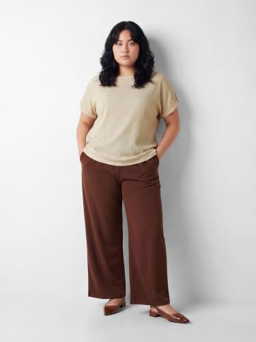 Max Women Textured Top (Beige_XS)