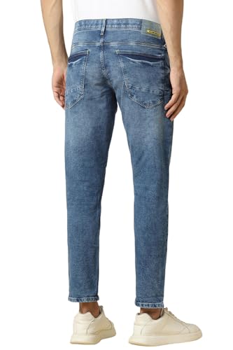 Allen Solly Men's Slim Jeans (ALDNVTRF784228_Blue_28