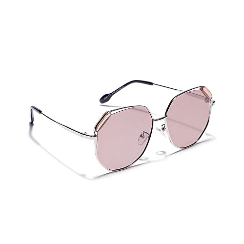 Carlton London Women Round Sunglasses With UV Protected Lens, Brown