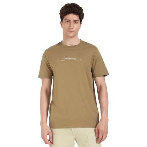 Calvin Klein Men Olive T Shirt