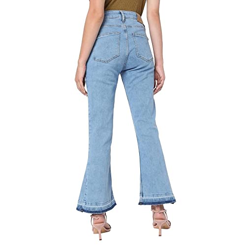 Vero Moda Women's Regular Jeans (10273703-Whispy Blue_Whispy 29)