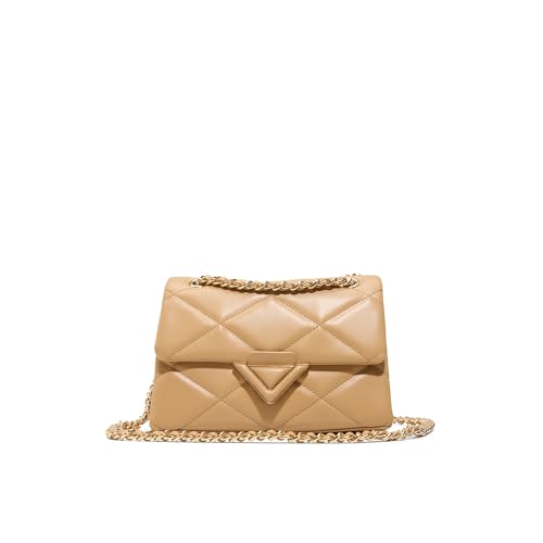 Aldo Women's PUFFQUILTSMALL Cross Body Bag, Beige
