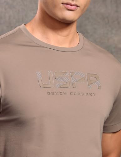 U.S. Polo Assn. Denim Co. Men's Brand Embossed Regular Fit T-Shirt