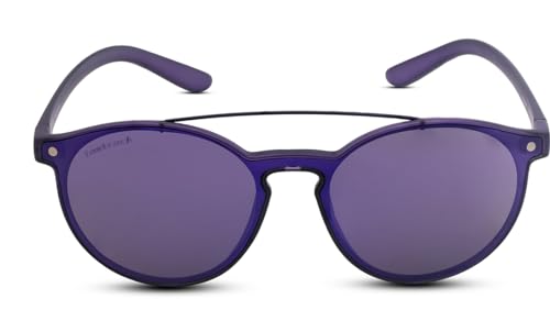 Fastrack UV Protection Round Sunglasses for Unisex (Large)