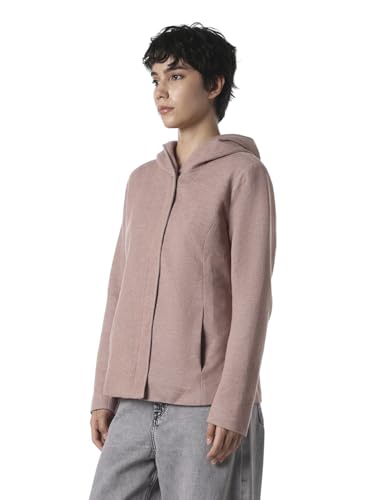ONLY Women's Solid Regular Fit Pink Jacket