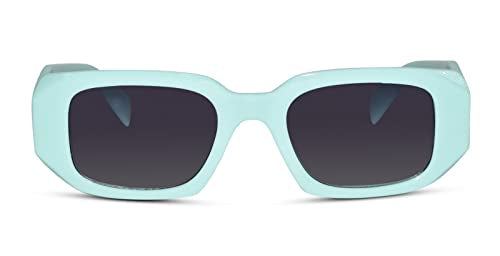 LensKandy UV Protected Stylish Trendy Branded Sunglasses for Kids (Girls) 5+ years | Rectangular Shape | Green