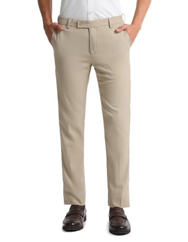 Arrow Men's Slim Pants (ARAHTR2062_Beige