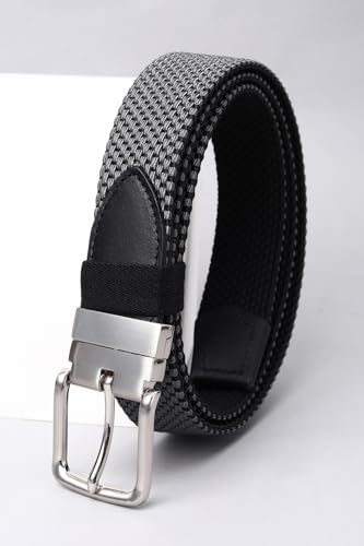 Allen Solly Men Grey Textured Casual Belt