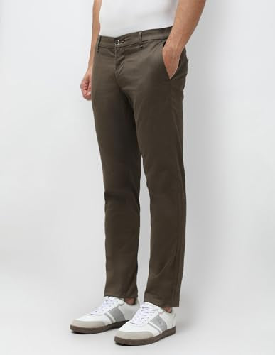 U.S.Polo Association Men's Slim Fit Textured Trousers