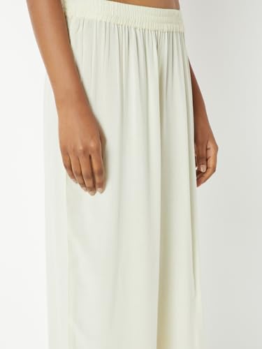 Max Women Floral Print Straight Kurta Set (White_M)