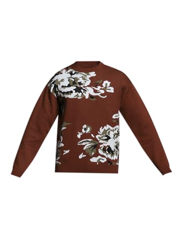 Jack & Jones Men's Regular Fit Brown Sweater