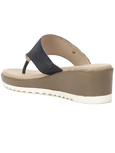 Hush Puppies Scarlet Thong Women's Navy Heels - 5 UK (6749904)