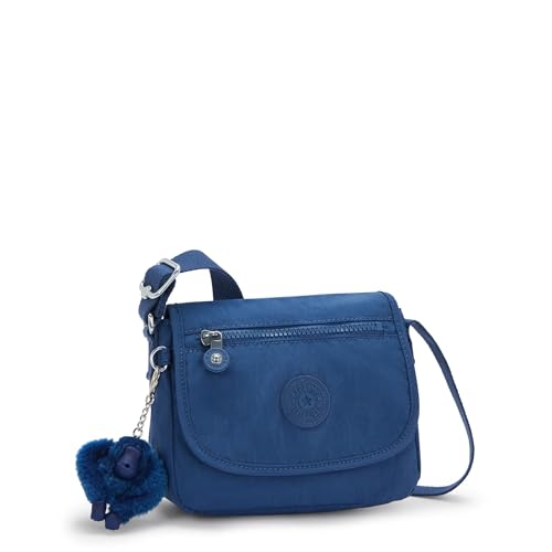 Kipling Sabian Printed Crossbody Mini Bag, Casual Blue, 7.75"L x 6"H x 3.25"D, Kipling Women's Sabian U Crossbody Bag