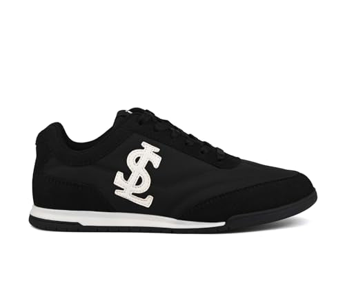 LOUIS STITCH Women’s Black Casual Lightweight Sneakers | Ortholite Cushioned Comfort | Dual-Color TPR Sole | Lightweight & Comfortable Casual Lace-Up Shoes | LSD-SNK-NBL | UK-6