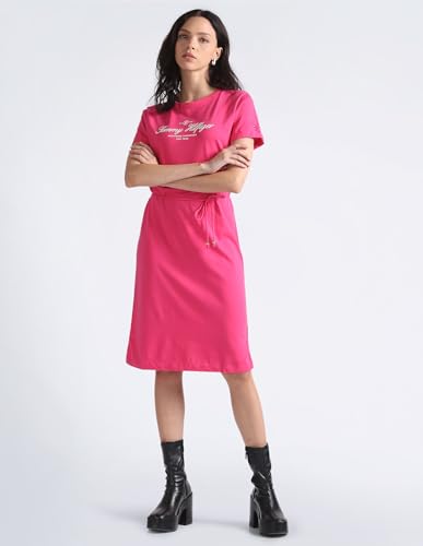 Tommy Helfiger Women Pink Color Dress (S)