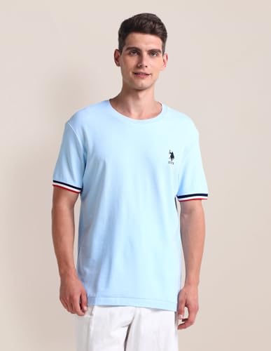 U.S. POLO ASSN. Slim Fit Cotton T-Shirt Light Blue
