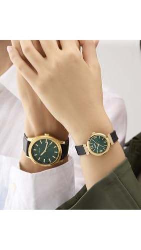 Guess Round 28mm Green Dial Analog Women Watch - GW0912L4