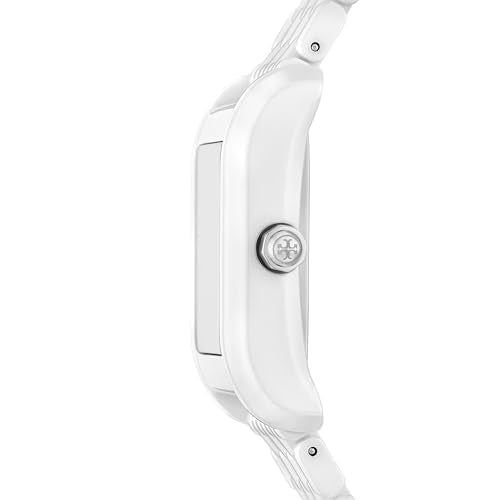 Tory Burch Women's Eleanor Stainless Steel Bracelet Watch, White