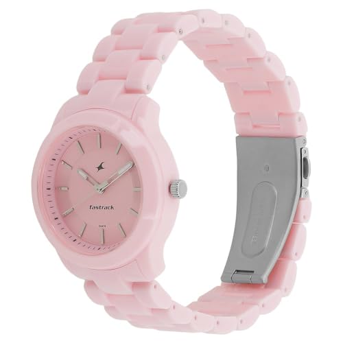 Fastrack Trendies Analog Pink Dial Women's Watch NM68006PP04/NN68006PP04