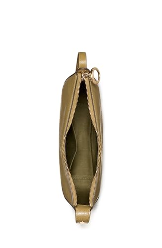 kate spade new york Women's Halo Fine Grain Leather Crossbody, Glazed Dried Thyme, One Size