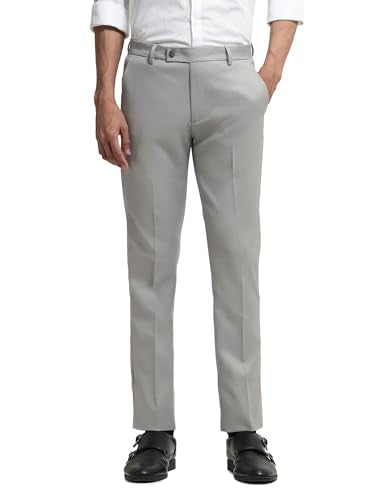 Arrow Men's Dobby Jackson Super Slim Fit Trousers