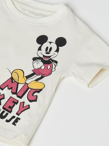 Max Boys Mickey Print Shorts Set