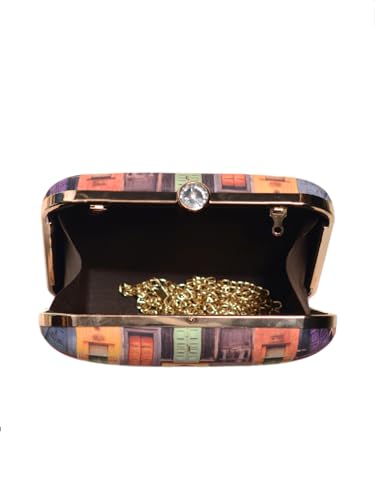 Artklim Mughal Doors Printed Clutch