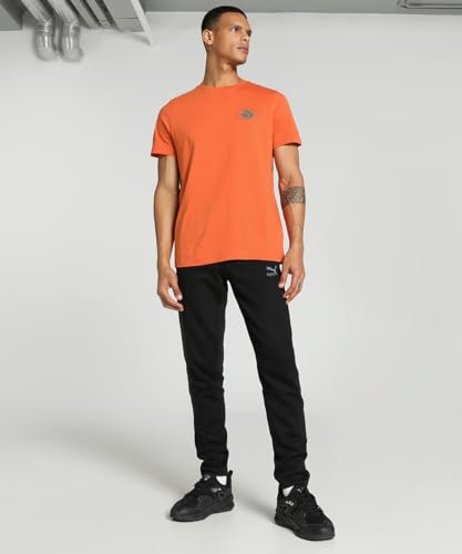 Puma Men's Graphic Print Slim Fit T-Shirt (679411_Chili Powder