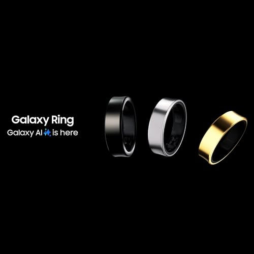 Samsung Galaxy Ring, with Smart AI, Size First W/Sizing Kit, No App Subscription, Fitness Monitor, Sleep Tracker, Up to 7-Day Battery, Size 14, Titanium Black
