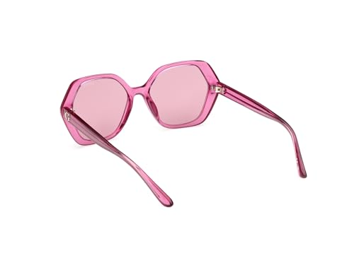 GUESS 100% UV protecetd | Medium | Full Rim | Hexagonal | Frame: Purple | Lens: Purple