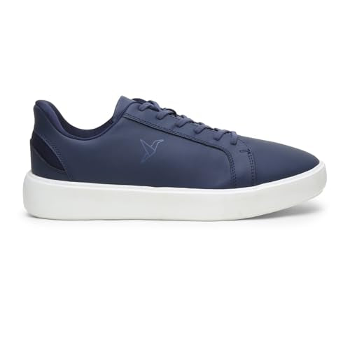 YOHO Blinc Hands Free Sneakers for Men | Truly Slip ons | Quick wear Elastic Laces, Mystery Blue - UK 11