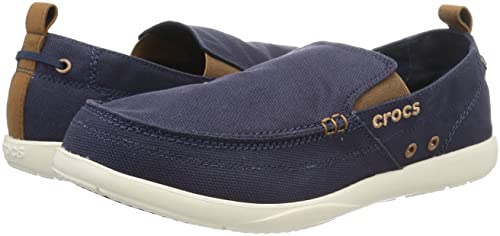 Crocs Mens Walu Navy/Stucco Loafer - 10 UK (M11) (11270)