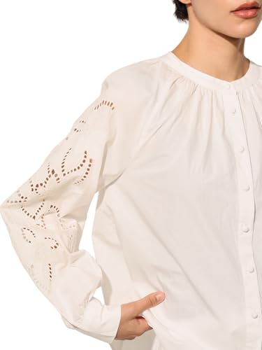 ONLY Women's Regular Fit White Top