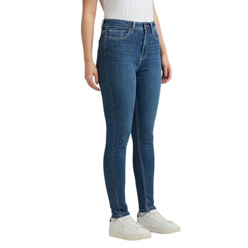 Pepe Jeans Women's Skinny Jeans (PL204966J678_MED Indigo