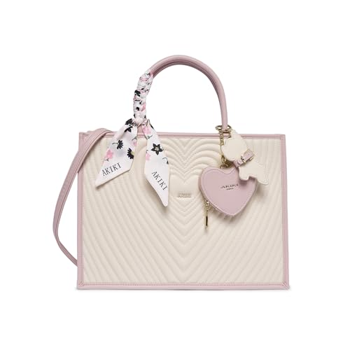 Akiki London Women's Heartley Large Satchel Handbag | Satchel Bag for Work | Ladies purse | Stylish Shoulder Bag | Gift For Women