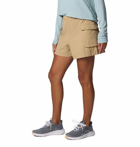 Columbia Women Omni-Shade Wild Cast Short, Brown, S, Outdoor Lifestyle | Watersports