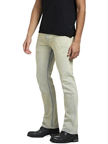 Jack & Jones Men's Cotton Blend Regular Fit Blue Jeans_34