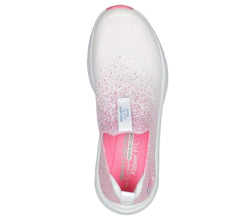 Skechers Womens -Sport D'Lux Walking Shoes -Wrap Party-149814-Wmlt-Us10 White, 7 UK