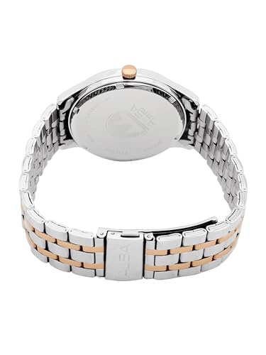 ALBA Stainless Steel Women Analog Wristwatch Ah7Br6X1, White Dial, Silver Band