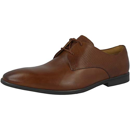 Clarks Men's Bampton Walk British Tan Lea Leather Formal Shoes-8 UK (261354217)