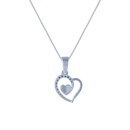 P.C. Chandra Jewellers 14k (585) White Gold and Diamond Pendant for Women