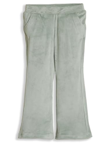 Girls Green Solid Trousers