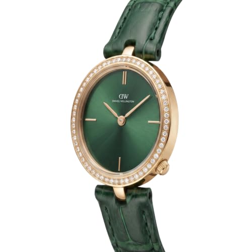 Daniel Wellington Round 23mm Green Dial Analog Women Watch - DW0DL2400