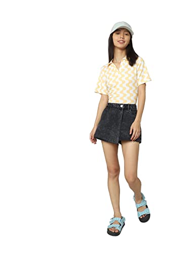 ONLY Women's Above Knee Black Skirt_