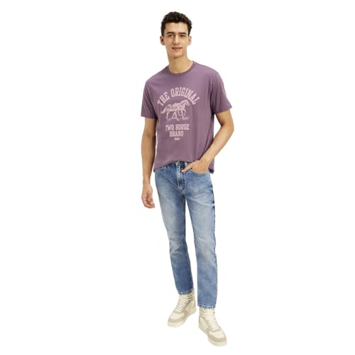 Levi's Men's Blue Regular Fit Mid Rise Jeans