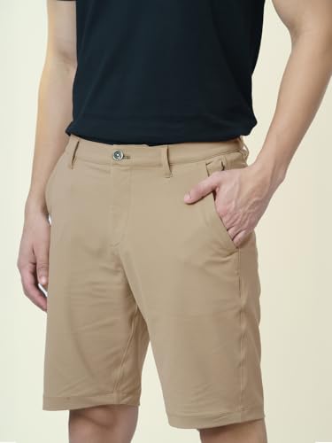 DAMENSCH Men's Chino Shorts (Dam-FSHT-LVB-XXL_Beige_2XL)
