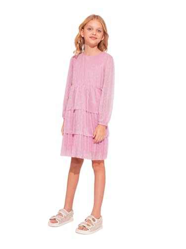 VERO MODA Girl Fit & Flare Pink Dress