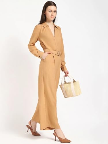 Polyester Regular Fit Solid Jumpsuit
