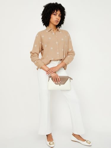 Max Women's Regular Fit Shirt (MOV04_Beige