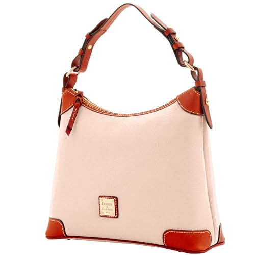 Dooney & Bourke Handbag, Pebble Grain Hobo Shoulder Bag - Blush, Blush, One Size